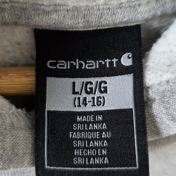 Carhartt Heather Gray Pullover Hoodie - Picture 3 of 3